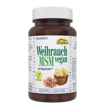 Weihrauch-MSM vegan Kapseln – Pflanzliche Unterstützung für Gelenke & Beweglichkeit
